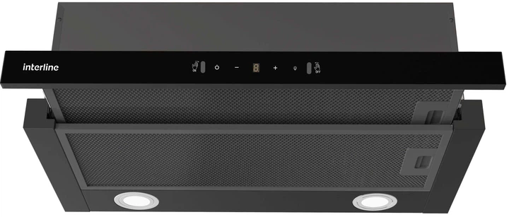 Витяжка кухонна INTERLINE SLIM ULTRA GLASS BL A/60